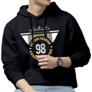 Men’s premium cotton hoodie suitable for casual and everyday wear