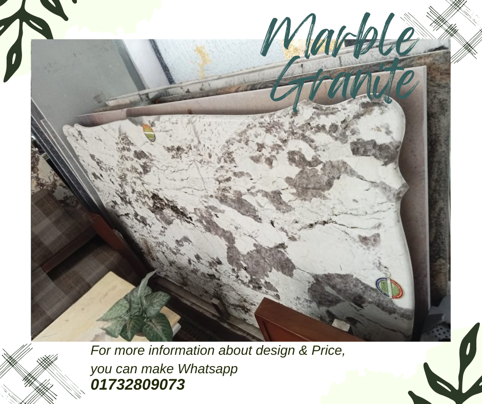 Luxury Marble Granite Table Top for Dining Room – Bangladesh