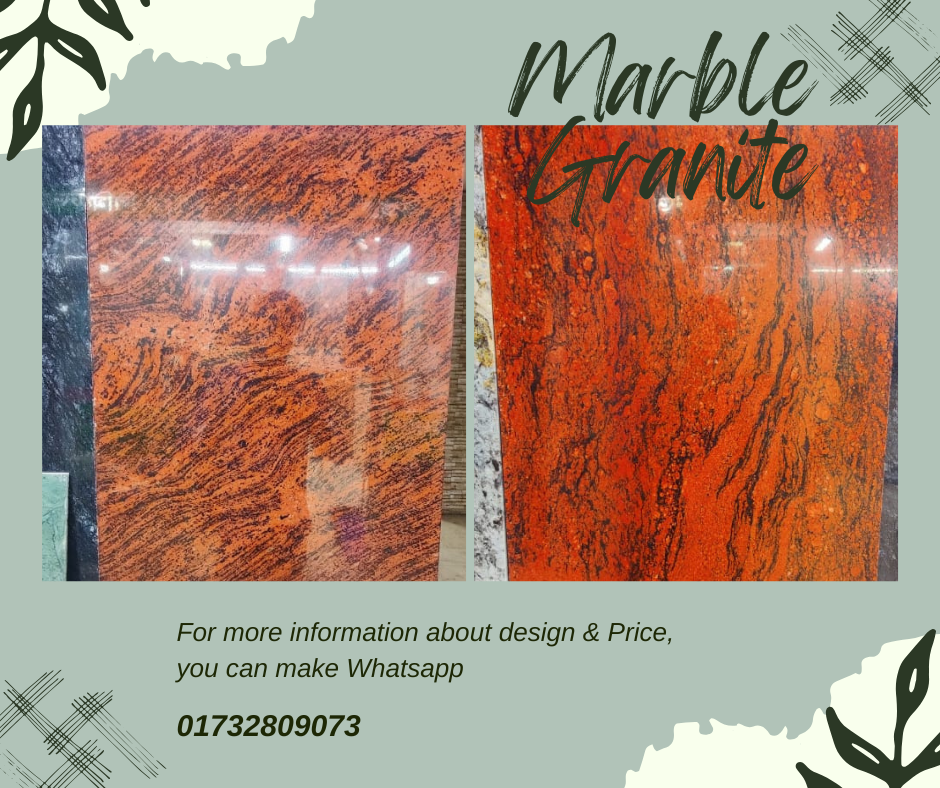 মার্বেল গ্রানাইট পাথর কিচেন টপ ও ফ্লোরিং Stone Slab – Floor, Stair & Kitchen Counter Top (Premium Quality) - Image 6