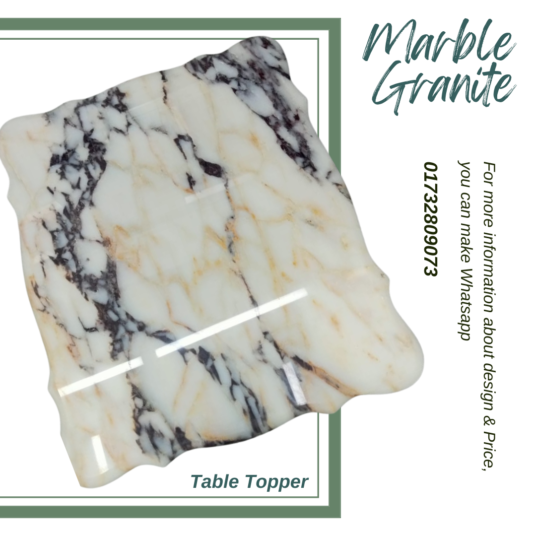 Luxury Marble Granite Table Top for Dining Room – Bangladesh